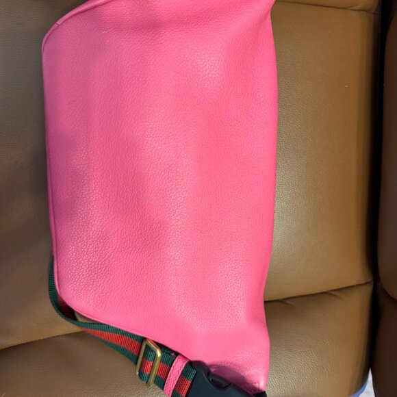 Gucci Large Belt Bag Fanny Pack Hot Pink - Picture 3 of 8